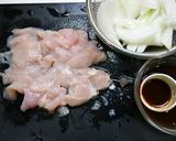 簡単！とろとろ葱のチキンチャップ作り方1写真