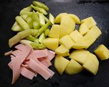 簡単！アスパラとごろごろポテトサラダ作り方1写真