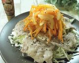 香味野菜　焼き肉サラダ作り方6写真