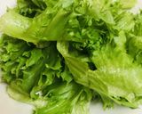 サッとサラダ●レタスとサラダ麵のサラダ作り方1写真