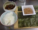 混ぜないでＯＫ☆納豆巻き♪作り方1写真