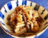 牛蒡こんにゃく・豚こまの甘辛炒め煮*副菜作り方6写真