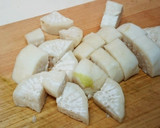 ポークとごぼうと大根の煮込み作り方2写真