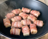 おつまみにも【絹揚げの肉巻きネギ塩ソース作り方5写真