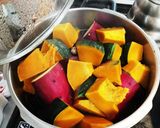 さつまいもとかぼちゃのきんとん作り方1写真