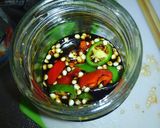 韓国唐辛子の醤油漬けと味噌漬け～作り方2写真