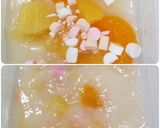 カルピスで可愛いフルーツラムネ寒天ゼリー作り方5写真