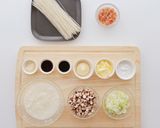 ボリューム◎ふわふわとろろ焼ビーフン作り方2写真