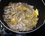 豚バラ舞たま炒め作り方7写真