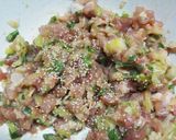 簡単♪マグロ刺身を「ネギとろ」へリメイク作り方4写真