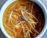 豚角煮と野菜スープのつけ麺作り方6写真