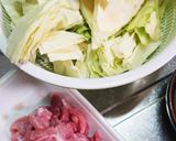 豚肉とキャベツの味噌炒め作り方1写真