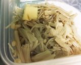 簡単！レンチンえのき☆バター醤油和え作り方5写真