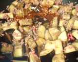 茄子とひき肉の豆板醤味噌炒め作り方5写真