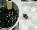 黒胡麻豆腐で作るパンダコッタ♪作り方2写真