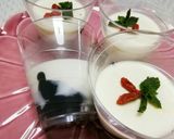黒胡麻豆腐で作るパンダコッタ♪作り方5写真