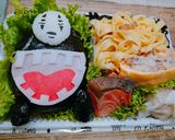 カオナシ キャラ弁 千と千尋の神隠し作り方4写真