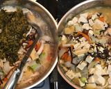 豆腐と野菜と高菜漬けの花椒鶏白湯スープ作り方4写真