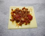 簡単！ミートソースチーズミルフィーユ作り方2写真