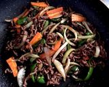 お財布に優しい合挽き肉で焼肉丼風作り方3写真