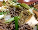 牛肉のすき煮 鍋ごと大皿料理作り方10写真