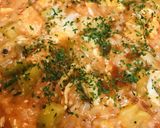 トマト缶の煮込みオムライス作り方4写真
