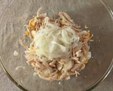蒸しキャベツと鶏むね肉のタルタルサラダ作り方3写真