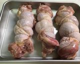 ロールチキンの醤油煮作り方2写真