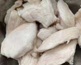 鶏むね肉のトマトのりたま和え作り方5写真