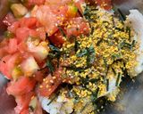 鶏むね肉のトマトのりたま和え作り方6写真
