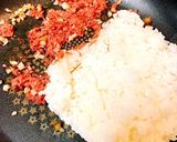 コーンビーフde炒飯作り方2写真