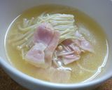 簡単えのきとベーコンのスープ煮作り方3写真