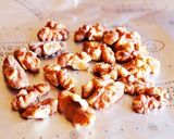 カルピスドレッシング＊葡萄と生ハムの前菜作り方3写真