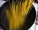 一人ランチ 梅干しパスタ作り方1写真