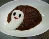 ハロウィン❤簡単かわいいおばけカレー作り方11写真