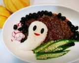 ハロウィン❤簡単かわいいおばけカレー作り方13写真
