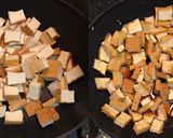 紅焼豆腐（厚揚げと茄子の上海風醤油煮）作り方3写真