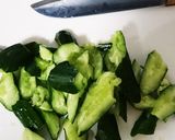ポン酢で簡単！ニンニクたたききゅうり作り方1写真