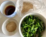 ほうれん草・小松菜のごま和え作り方1写真