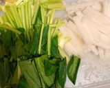 大根と小松菜炒め作り方1写真