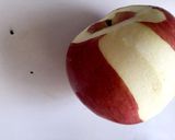 丸ごとりんごの皮むき作り方3写真