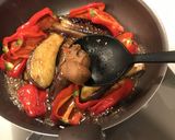 ナスとピーマンの生姜味噌煮作り方12写真