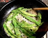 モロッコ豆なバターソテー作り方4写真