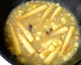 ベビーコーンとお豆のクリームチャウダー作り方4写真
