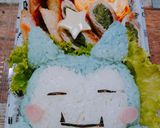 ポケモン カビゴン キャラ弁♪♪作り方8写真