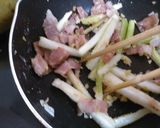 セロリとベーコンのクリーム煮作り方4写真