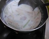 セロリとベーコンのクリーム煮作り方5写真