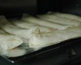 アジア風　えびとレンコンの春巻き作り方3写真