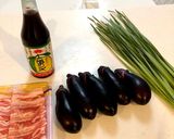 茄子と豚バラポン酢炒め作り方1写真