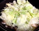 肉無し！キャベツとキノコの味噌バター炒め作り方2写真
